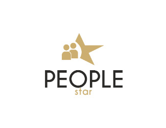 Projekt graficzny logo dla firmy online people star